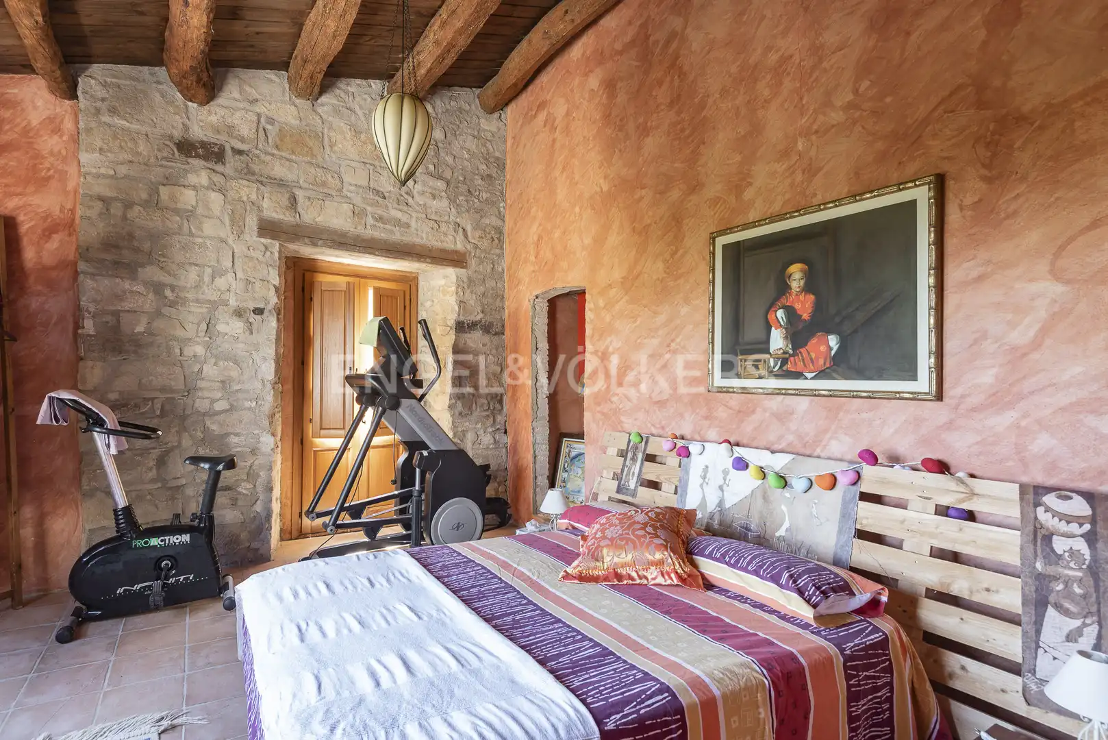 Bedroom of Country homes for sale in Castellbell i el Vilar  with Heating, Private garden and Swimming Pool
