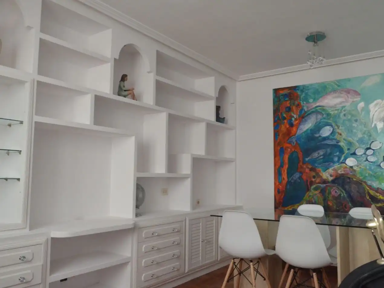Sala d'estar de Pis en venda en Gijón 