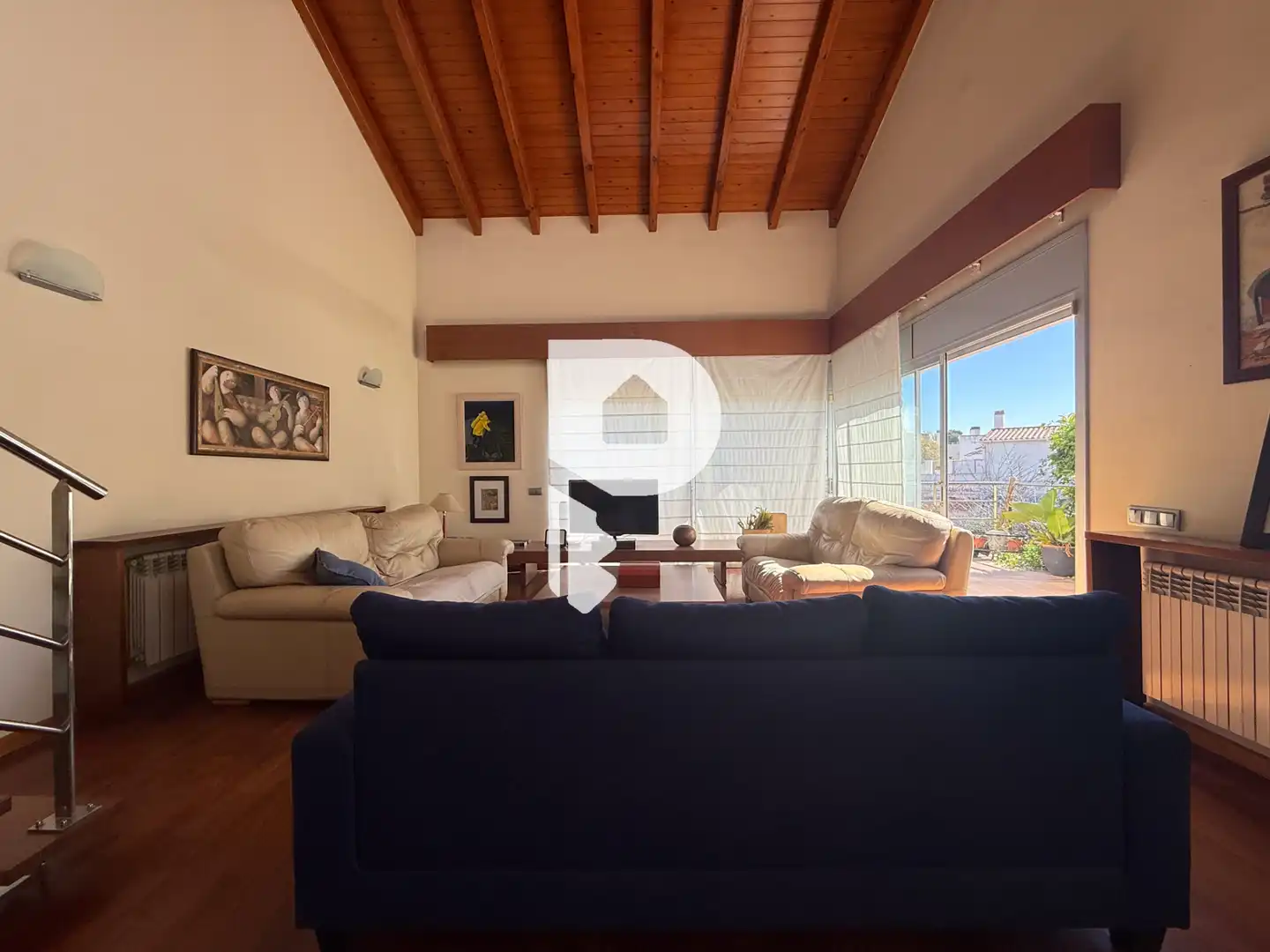Living room of Houses for sale in Castelldefels  with Air Conditioner, Heating and Terrace