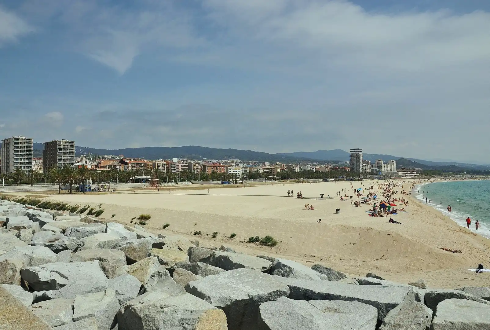 Vista exterior de Garaje de alquiler en Mataró