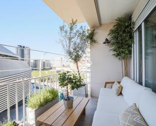 Balcony of Flat to rent in  Madrid Capital  with Air Conditioner, Heating and Terrace