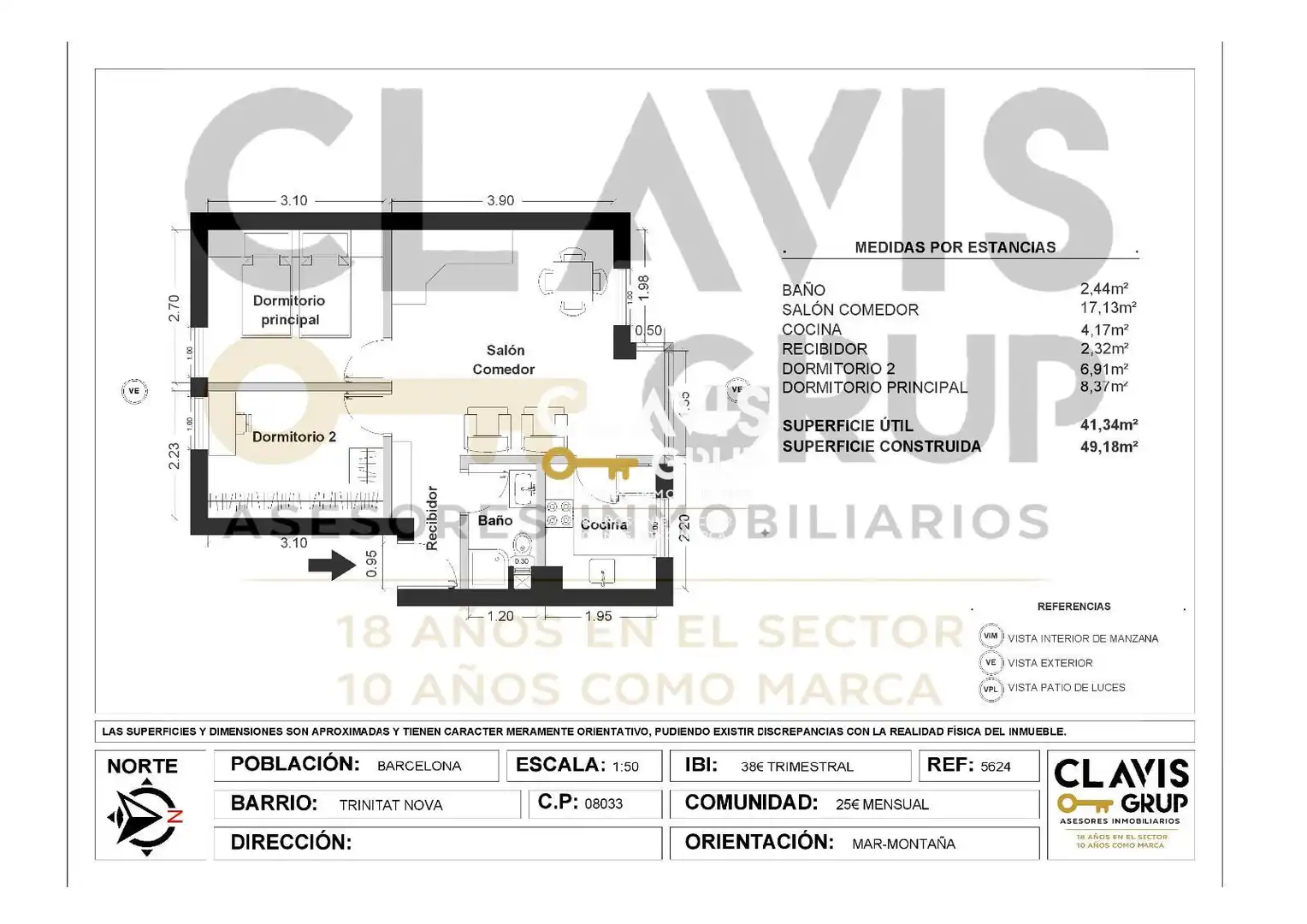 Flat for sale in La Trinitat Nova
