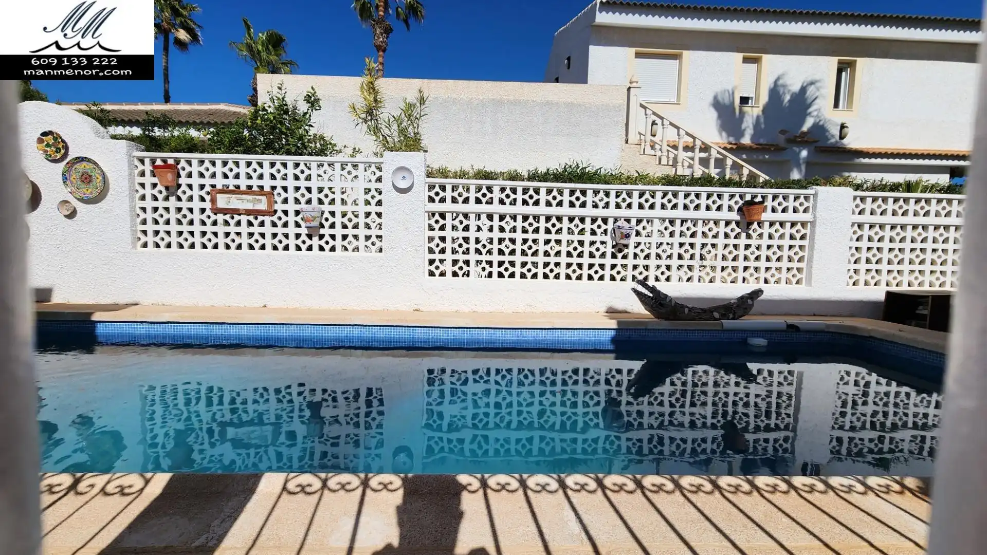 Piscina de Casa o xalet en venda en Los Alcázares amb Calefacció, Jardí privat i Terrassa
