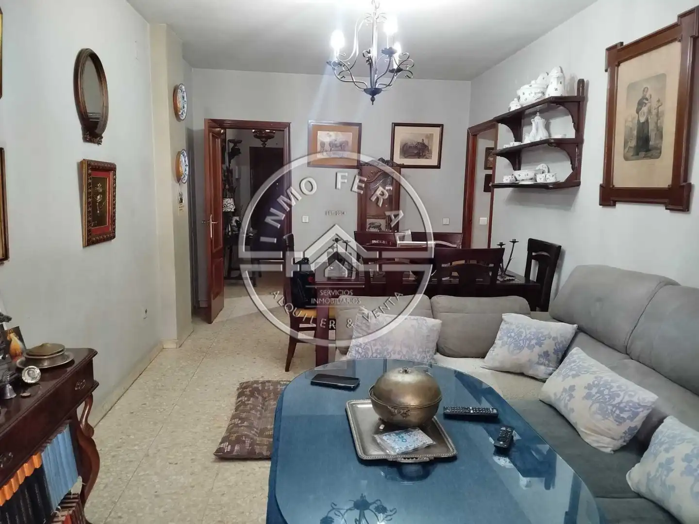Sala de estar de Piso en venta en Écija con Aire acondicionado, Calefacción y Trastero