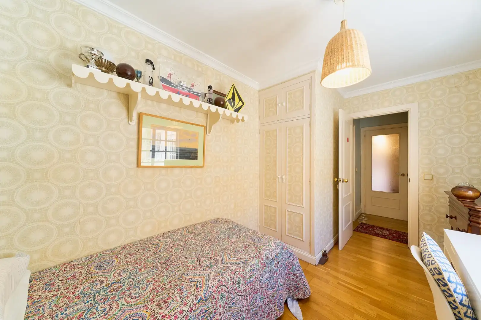 Schlafzimmer von Dachboden zum Verkauf in Málaga mit Klimaanlage und Terrasse