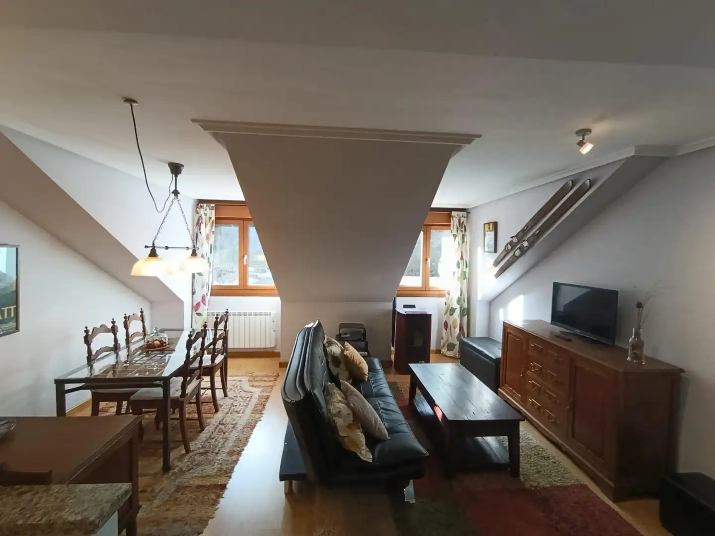 Living room of Apartments for sale in Aller  with Furnished