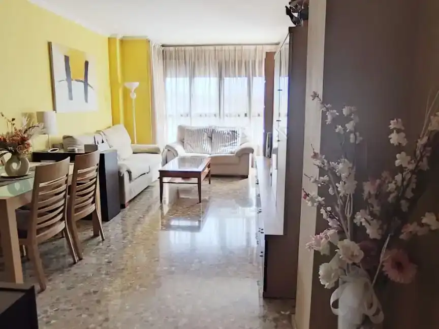 Wohnzimmer von Wohnung zur Miete in  Valencia Capital mit Klimaanlage