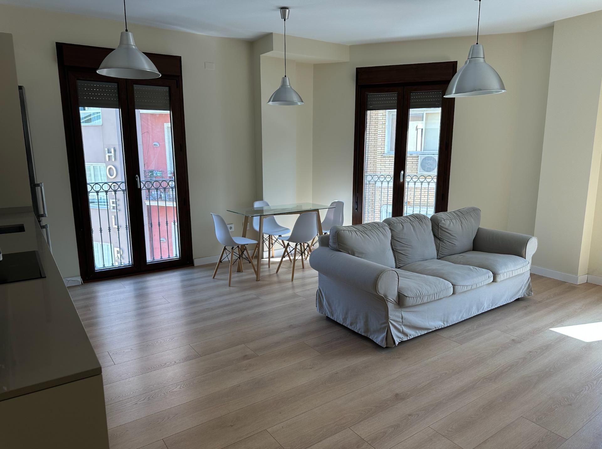 Living room of Apartment to rent in  Murcia Capital  with Air Conditioner, Swimming Pool and Balcony