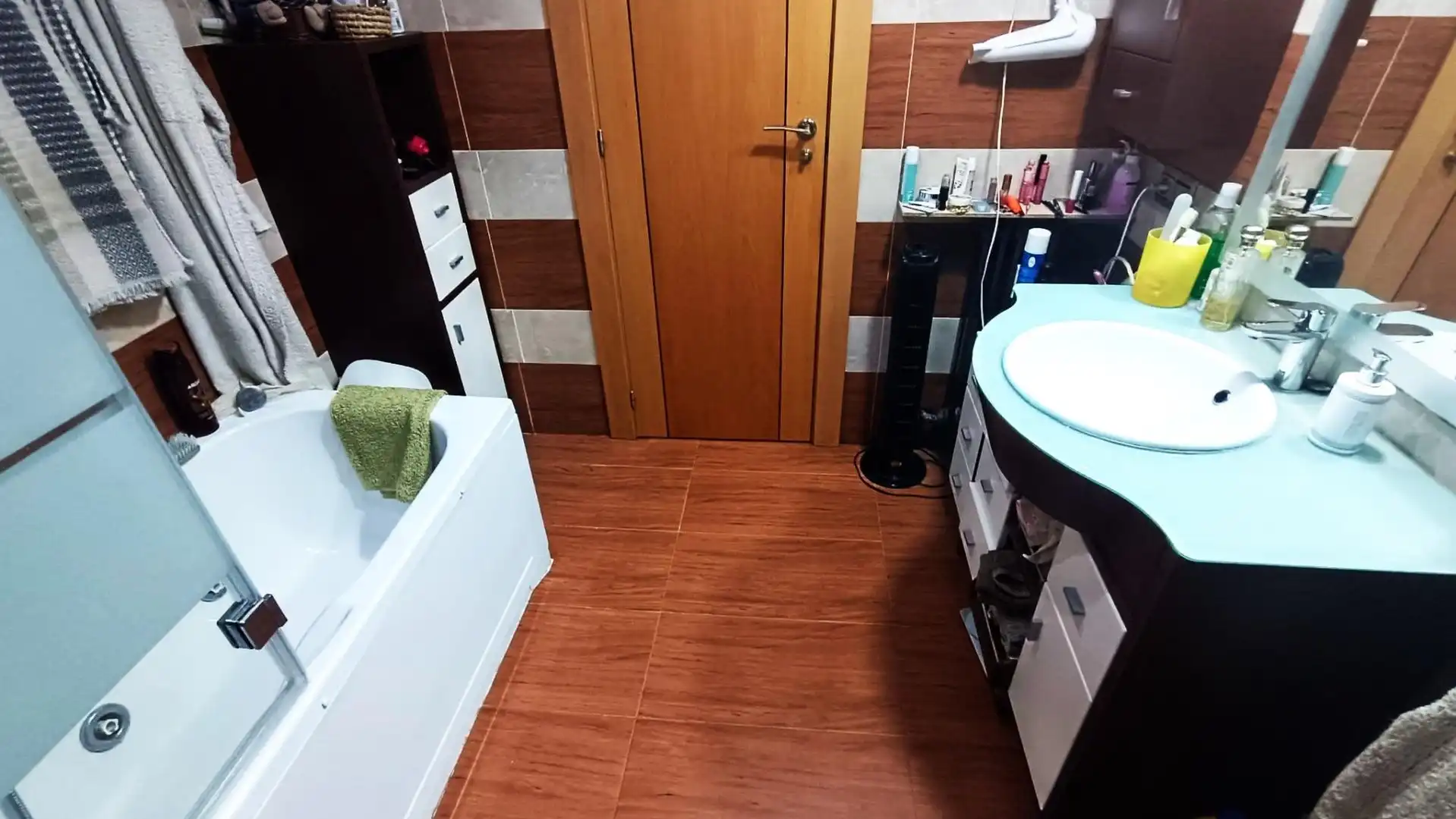 Badezimmer von Wohnung zum Verkauf in Zamora Capital  mit Heizung, Parkett und Terrasse