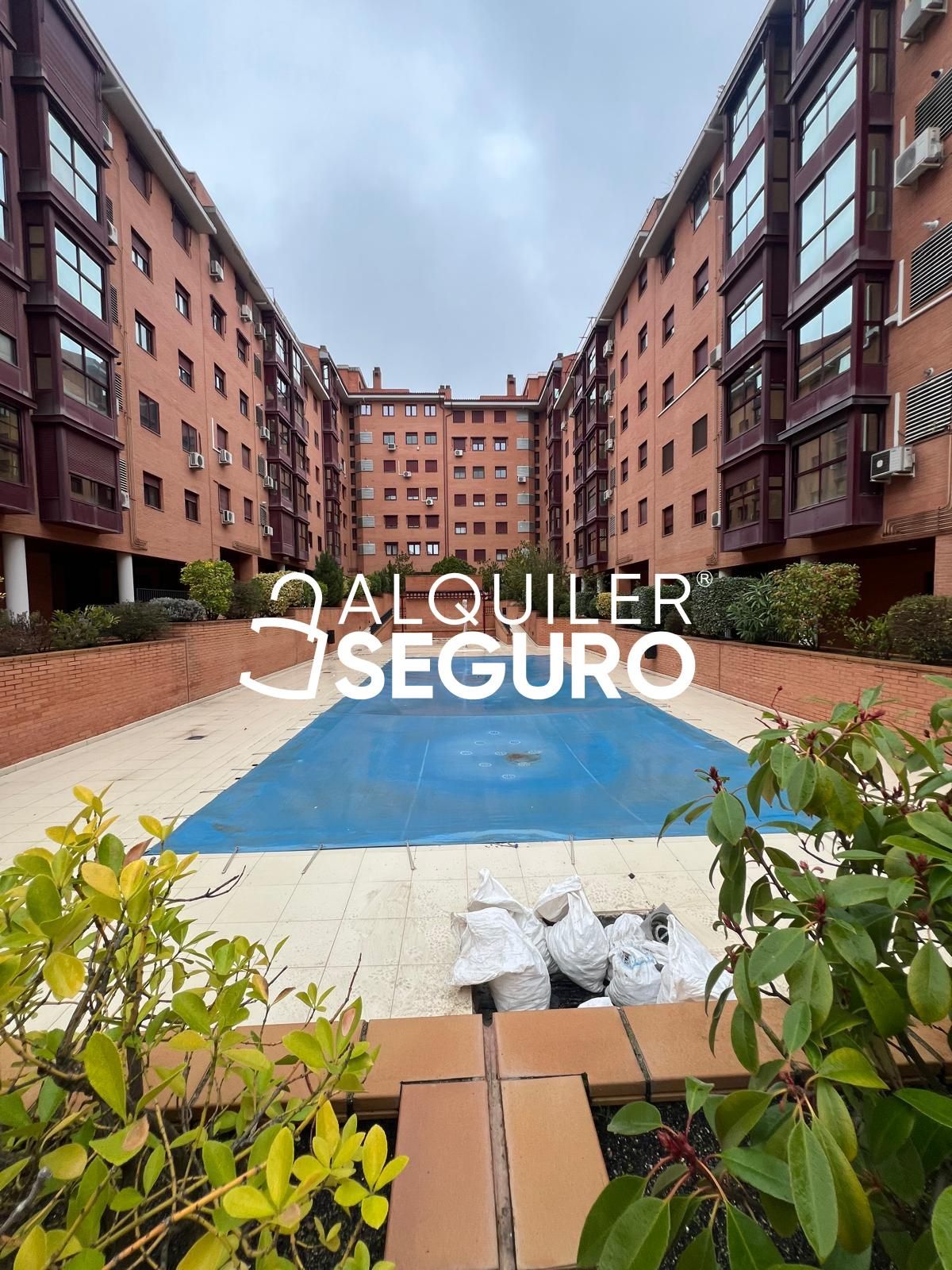 Swimming pool of Flat to rent in  Madrid Capital  with Air Conditioner, Heating and Storage room