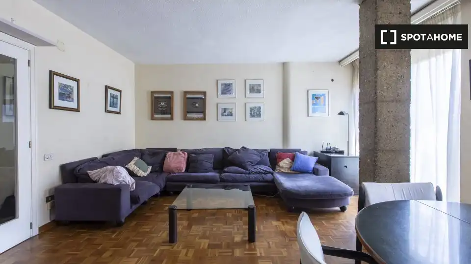 Sala d'estar de Pis de lloguer en Murcia amb Aire condicionat, Calefacció i Moblat