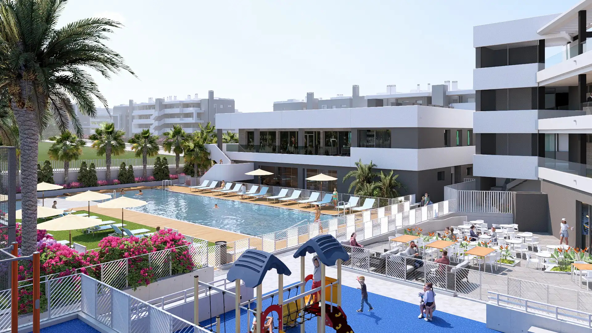 Swimming pool of Apartments for sale in Torrevieja