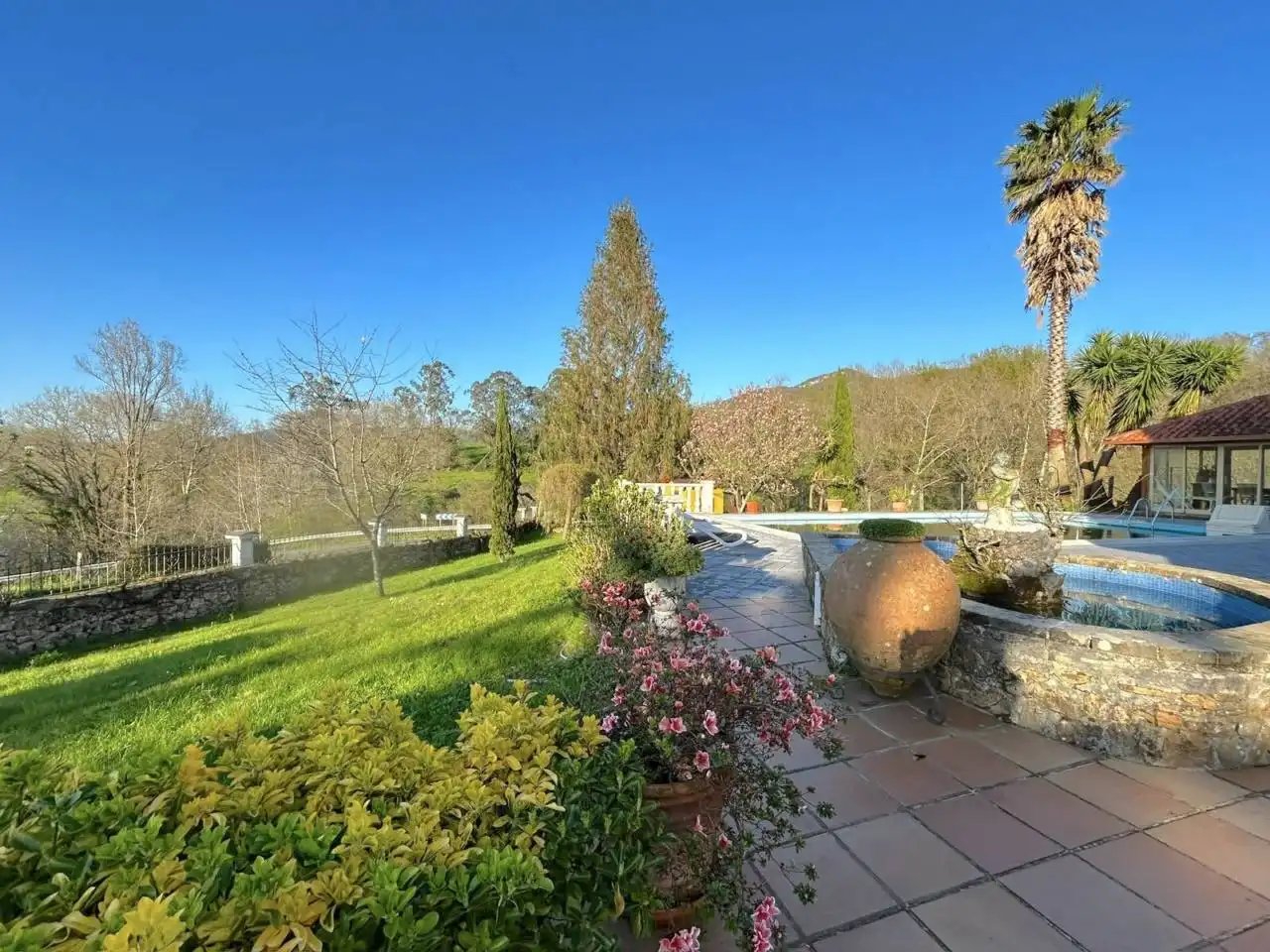 Jardí de Casa o xalet en venda en Rasines amb Calefacció, Jardí privat i Terrassa