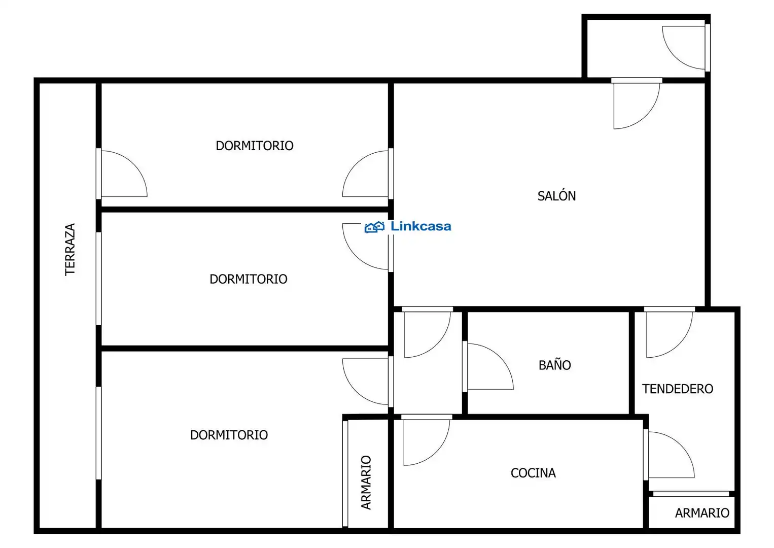 Piso en venta en Madrid con Calefacción, Terraza y Alarma