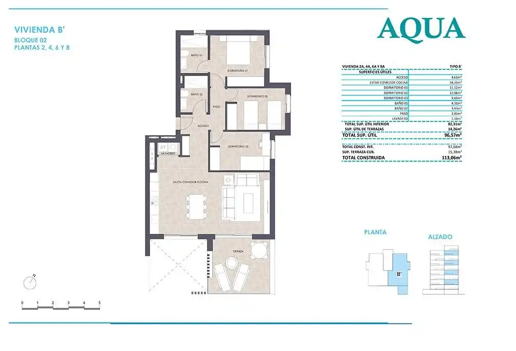Apartment with pool for sale in Zona Levante - Playa Fossa, imagen 20
