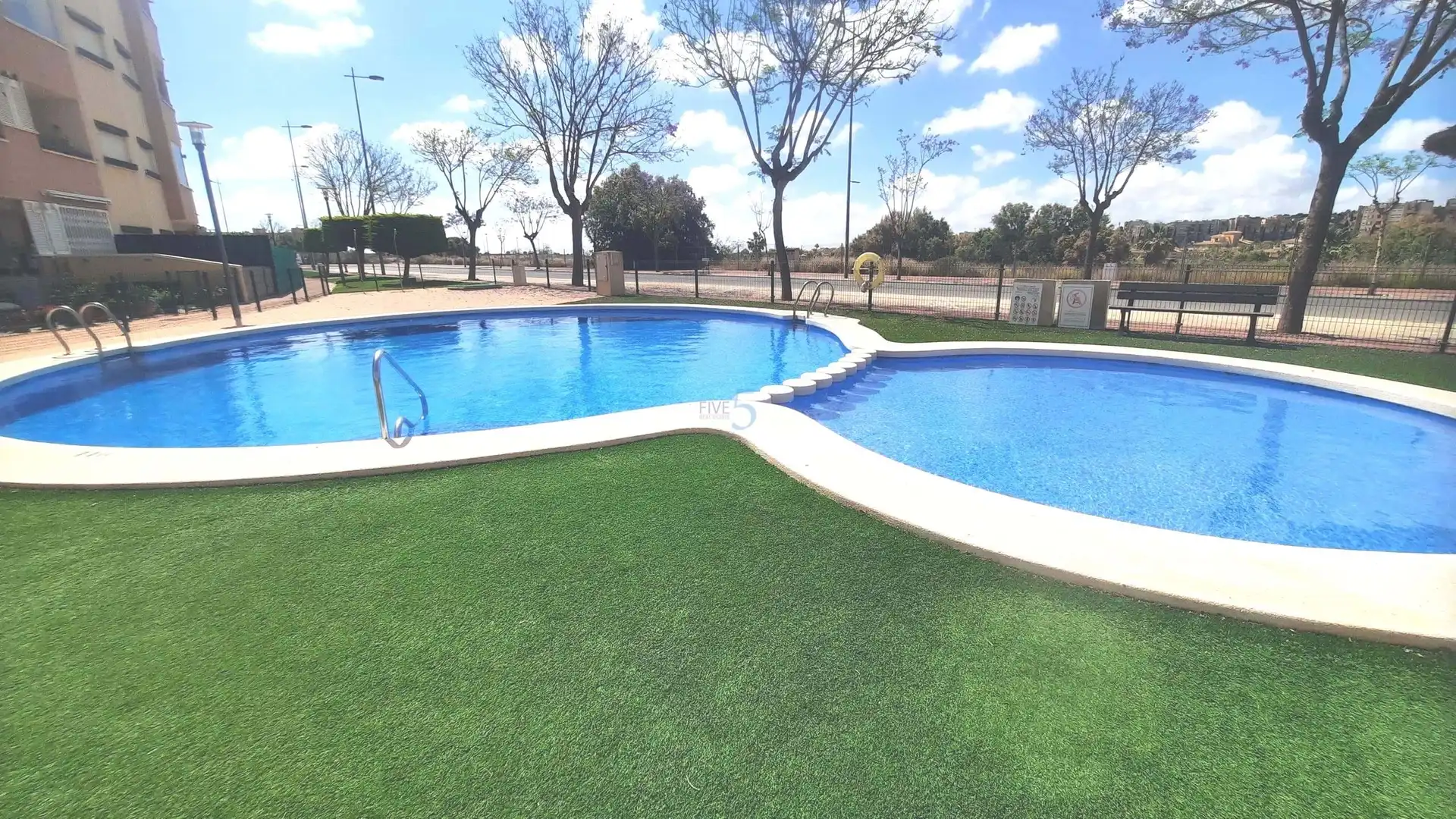 Swimming pool of Flat for sale in Murcia  with Air Conditioner, Heating and Terrace