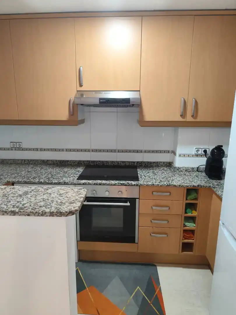 Cocina de Piso de alquiler en Benicarló con Aire acondicionado, Amueblado y Horno