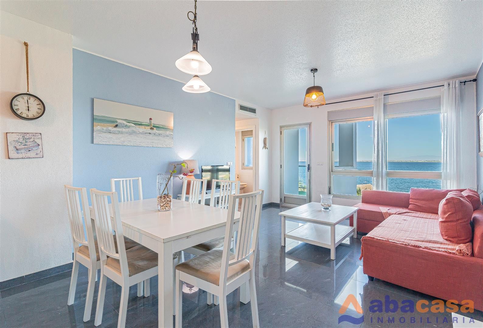 Dining room of Flat for sale in La Manga del Mar Menor  with Air Conditioner, Terrace and Furnished