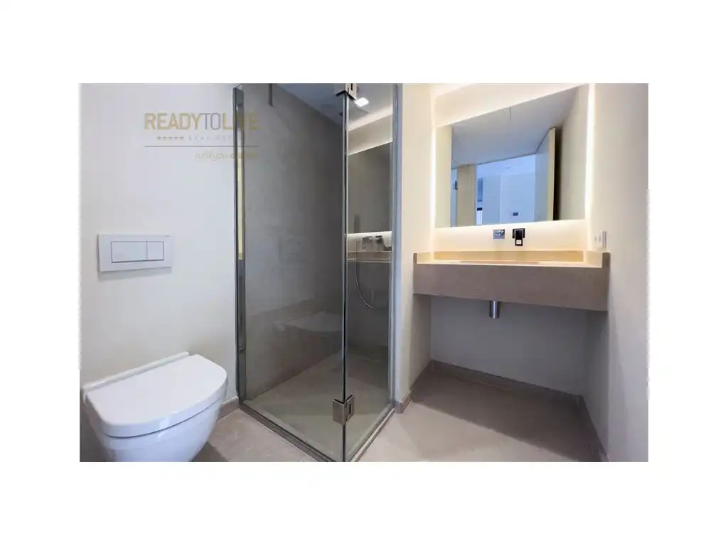 Badezimmer von Dachboden zum Verkauf in  Palma de Mallorca mit Klimaanlage, Ofen und Balkon