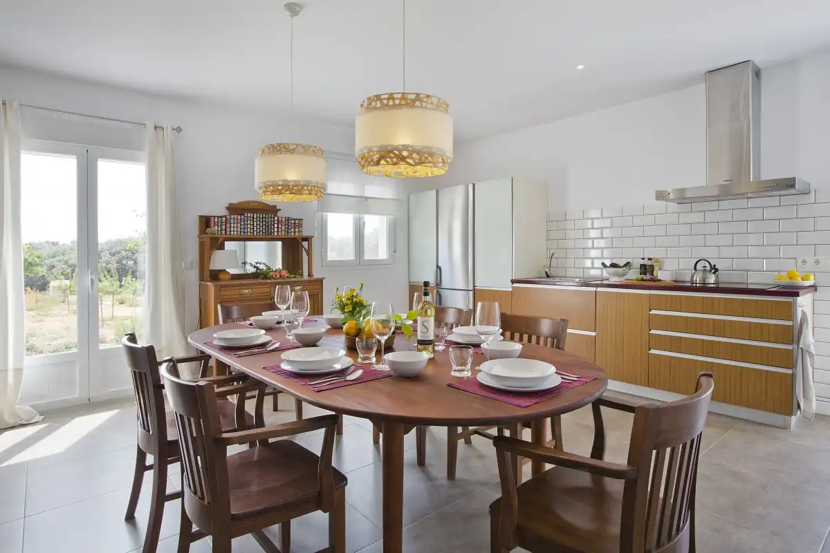Comedor de Finca rústica en venta en Ronda con Jardín privado, Terraza y Piscina