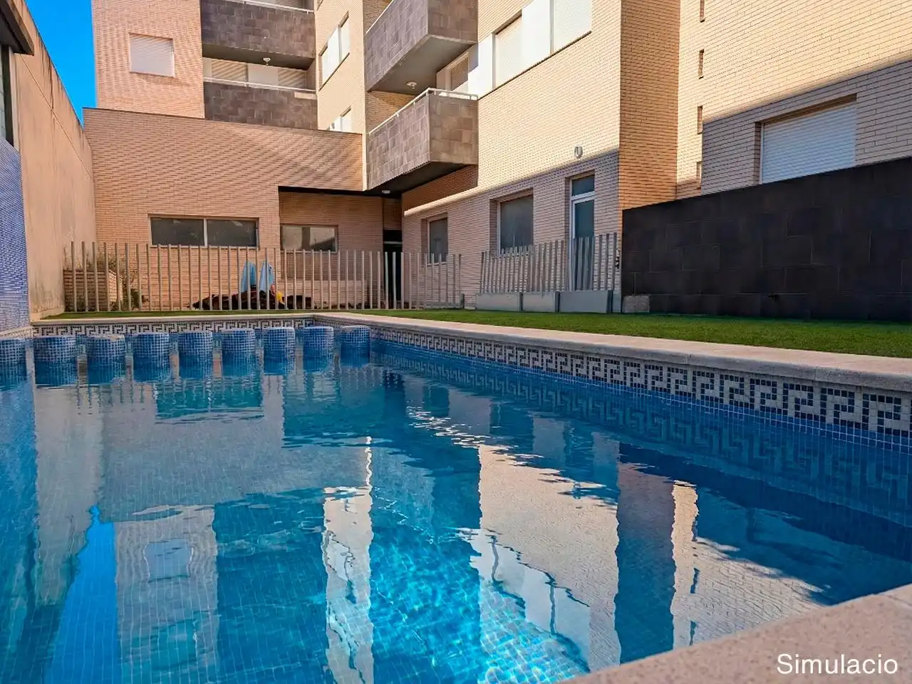 Swimming pool of Flat for sale in Ulldecona  with Air Conditioner, Terrace and Community pool
