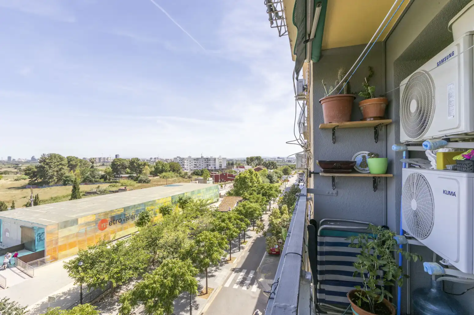 Terraza de Piso en venta en Valencia con Aire acondicionado
