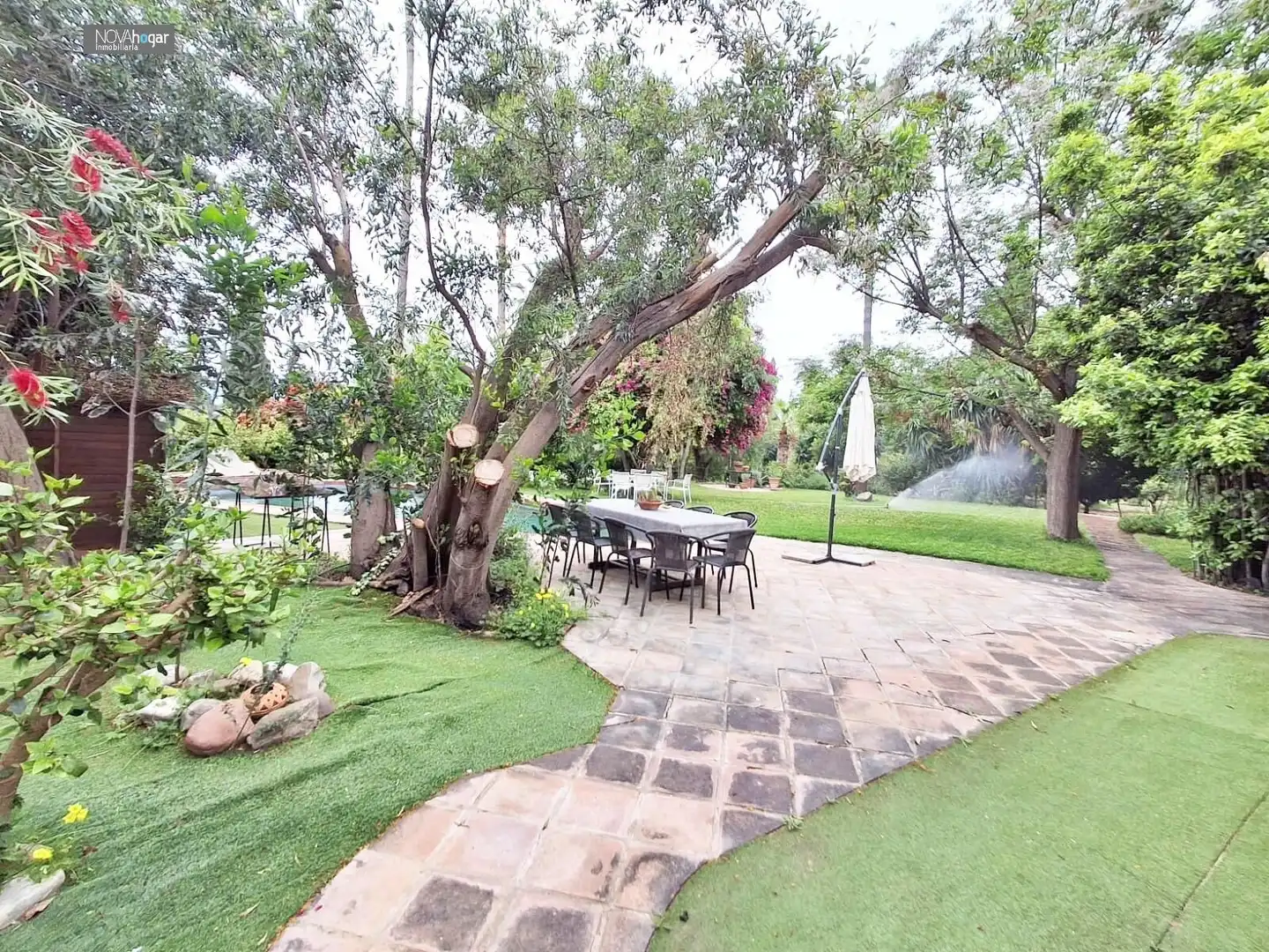 Terrassa de Finca rústica en venda en Málaga amb Aire condicionat, Calefacció i Jardí privat