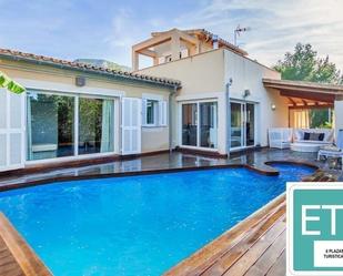 Swimming pool of House or chalet to rent in Alcúdia  with Air Conditioner, Heating and Private garden