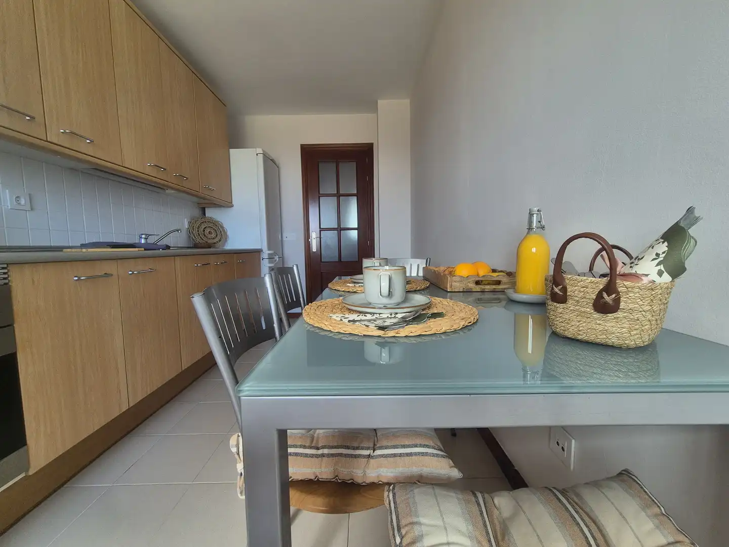 Cocina de Piso de alquiler en Las Palmas de Gran Canaria con Jardín privado, Trastero y Amueblado