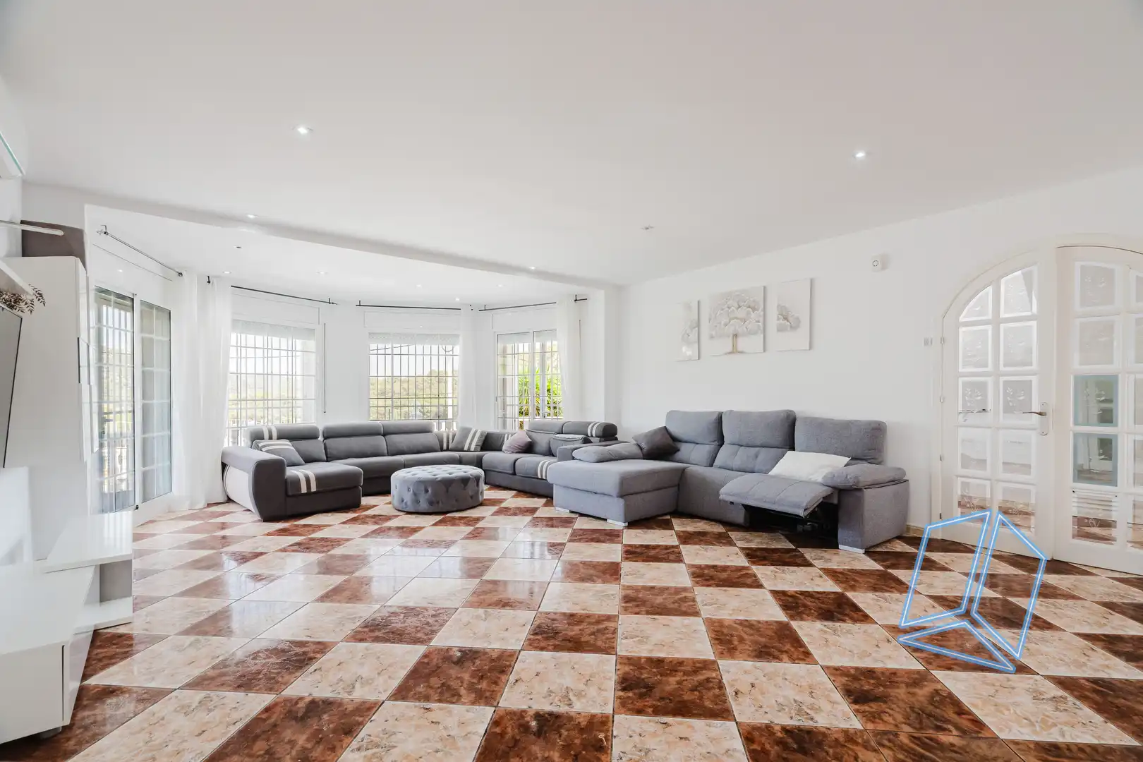 Sala de estar de Casa o chalet en venta en Canyelles con Piscina y Balcón