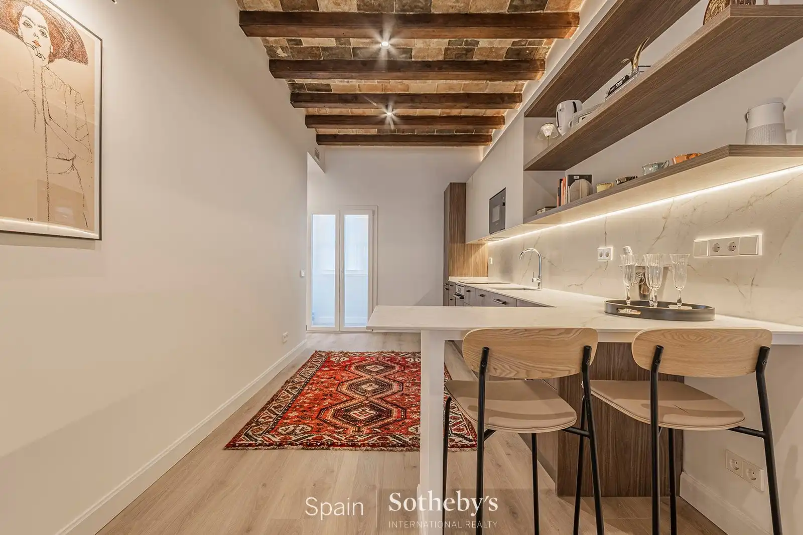 Cocina de Apartamento en venta en Barcelona con Aire acondicionado y Calefacción