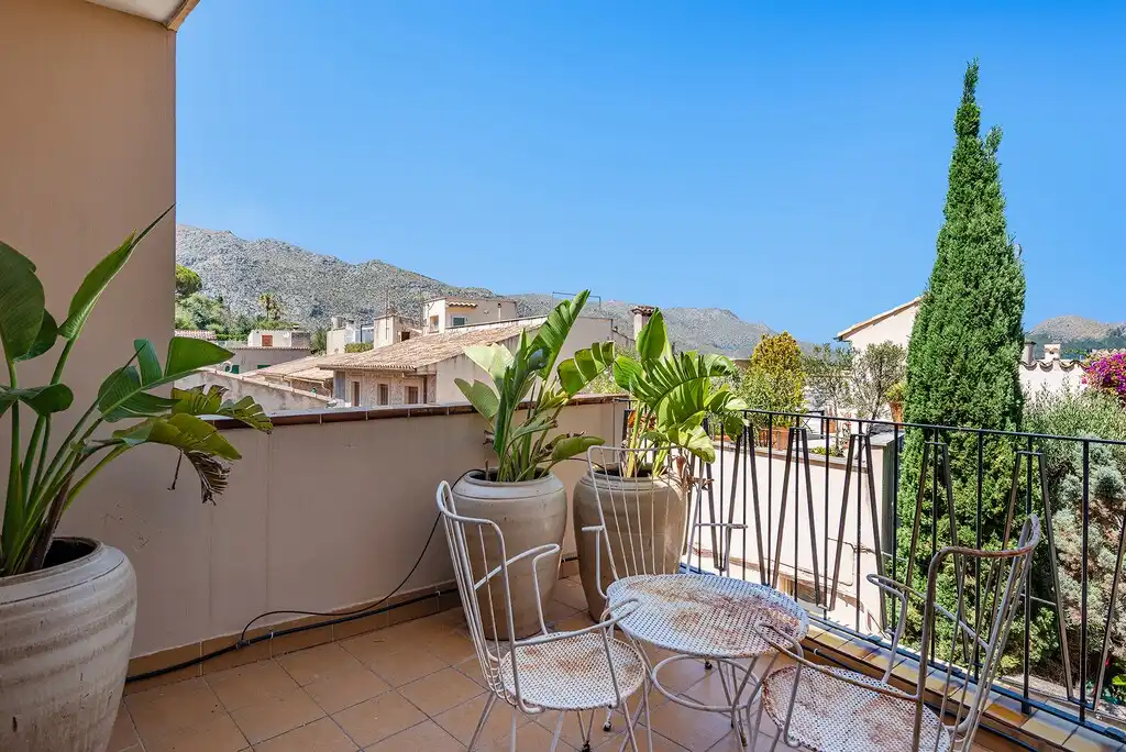 Terraza de Finca rústica en venta en Pollença con Aire acondicionado, Calefacción y Jardín privado