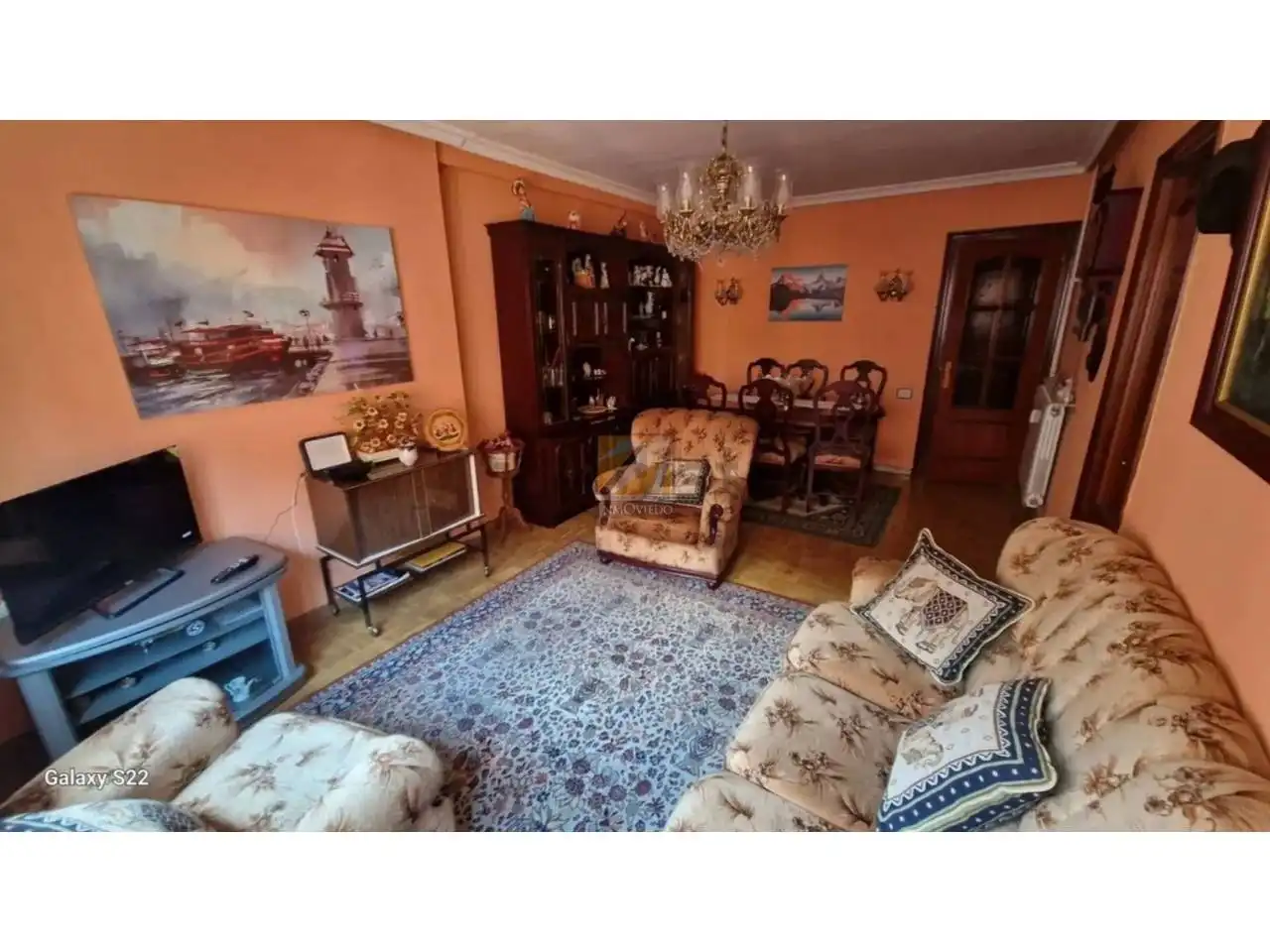 Sala de estar de Piso en venta en Gijón  con Calefacción y Parquet