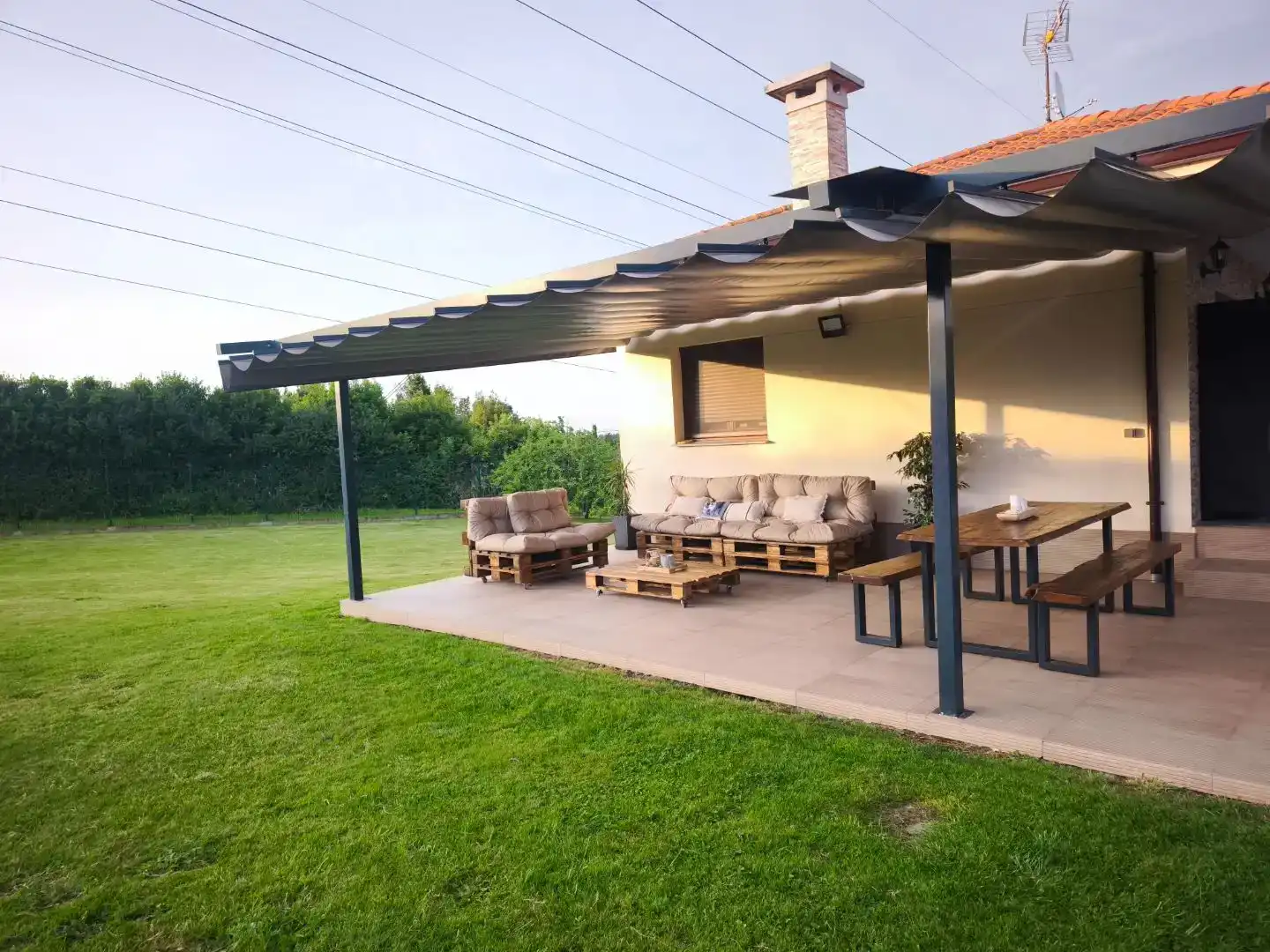 Terraza de Piso en venta en Gijón  con Jardín privado, Trastero y Piscina