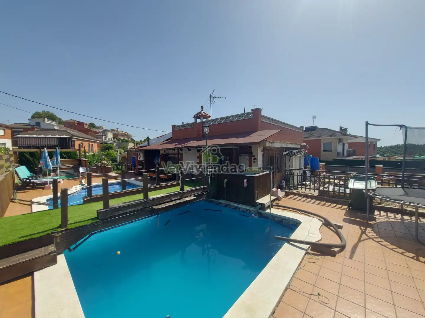 Piscina de Casa o xalet en venda en Castellbisbal amb Aire condicionat, Calefacció i Jardí privat