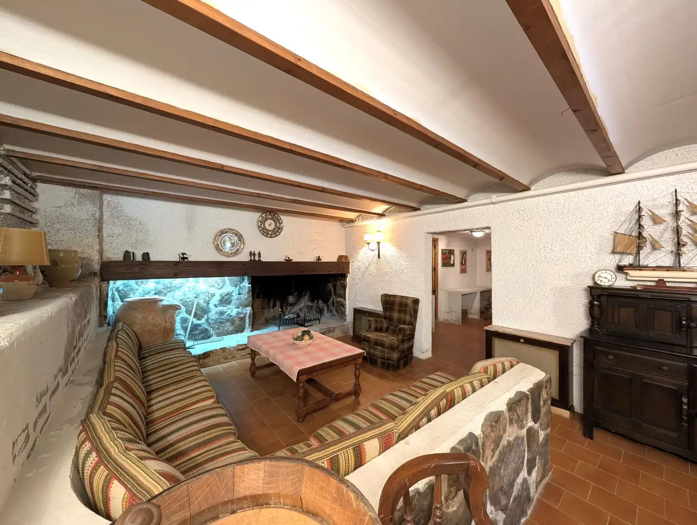 Sala d'estar de Casa o xalet en venda en Alcoy / Alcoi amb Calefacció, Jardí privat i Terrassa