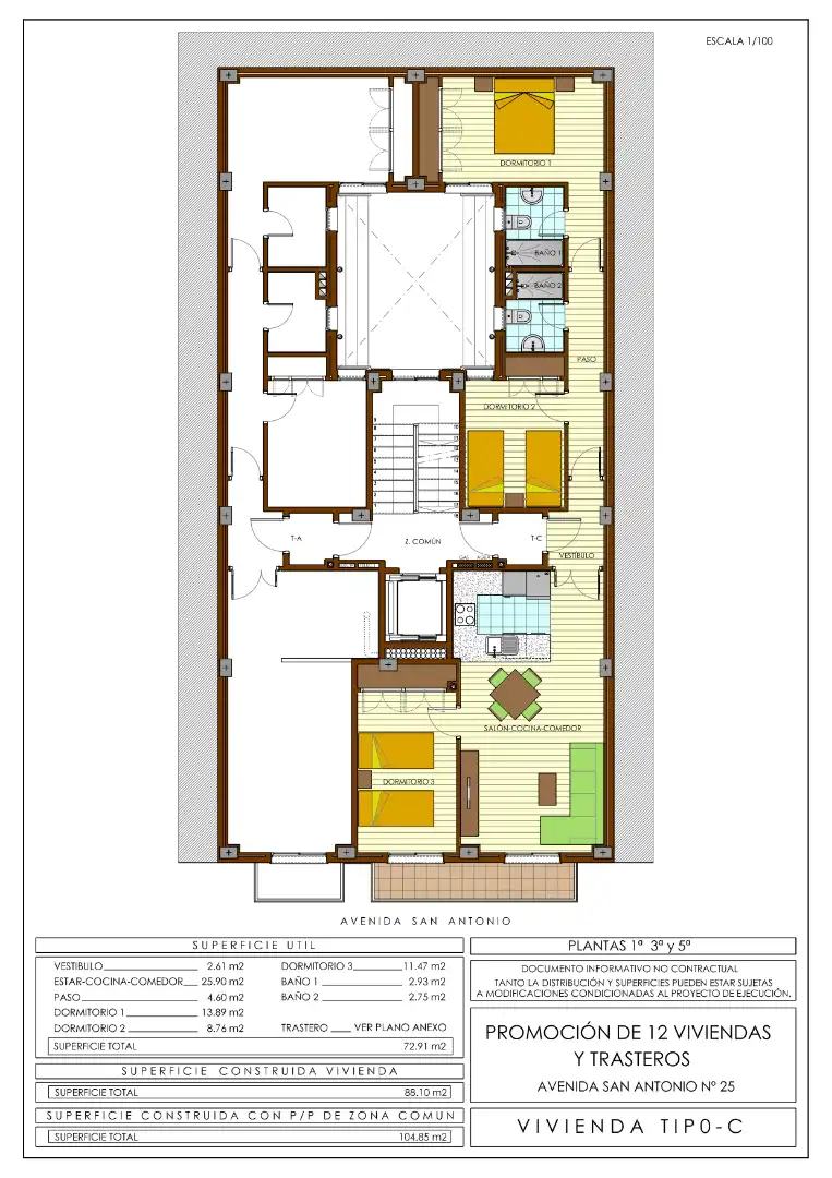 Piso en venta en Huelva con Balcón