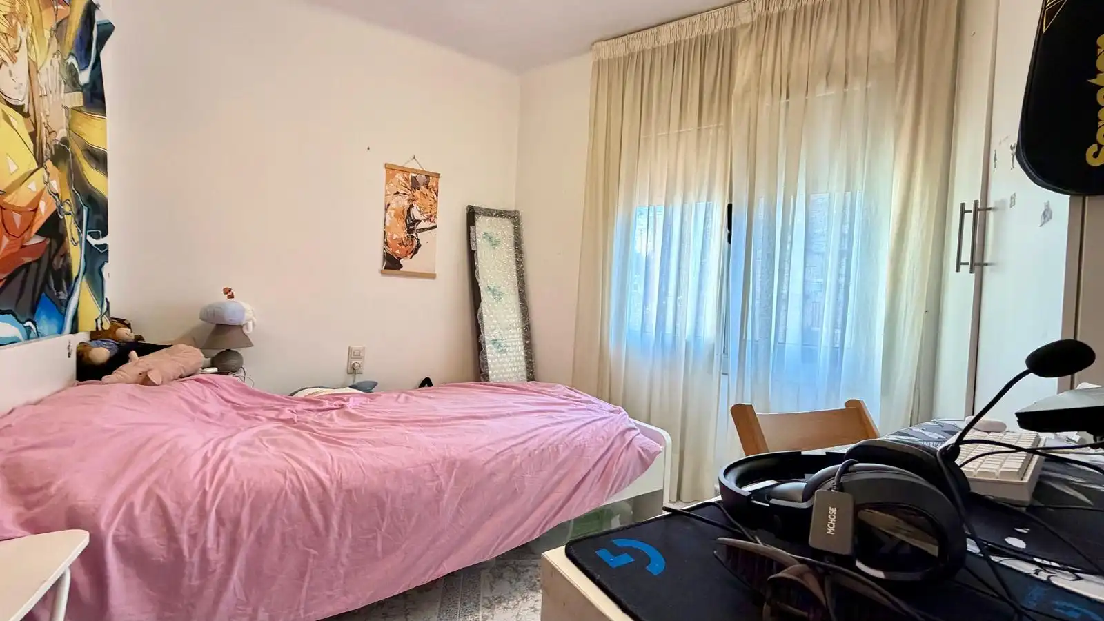 Bedroom of Flat for sale in Esplugues de Llobregat  with Heating, Terrace and Balcony