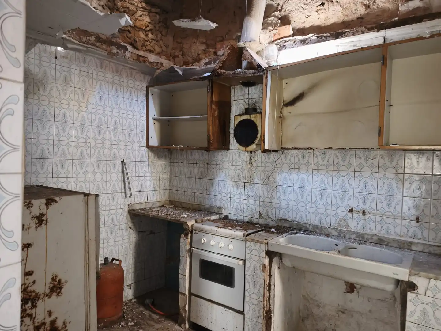 Cocina de Casa o chalet en venta en Villena con Jardín privado