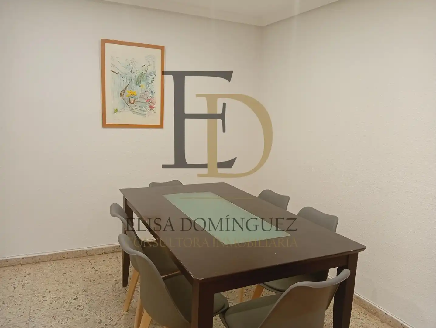 Comedor de Piso de alquiler en Salamanca con Calefacción, Amueblado y Balcón