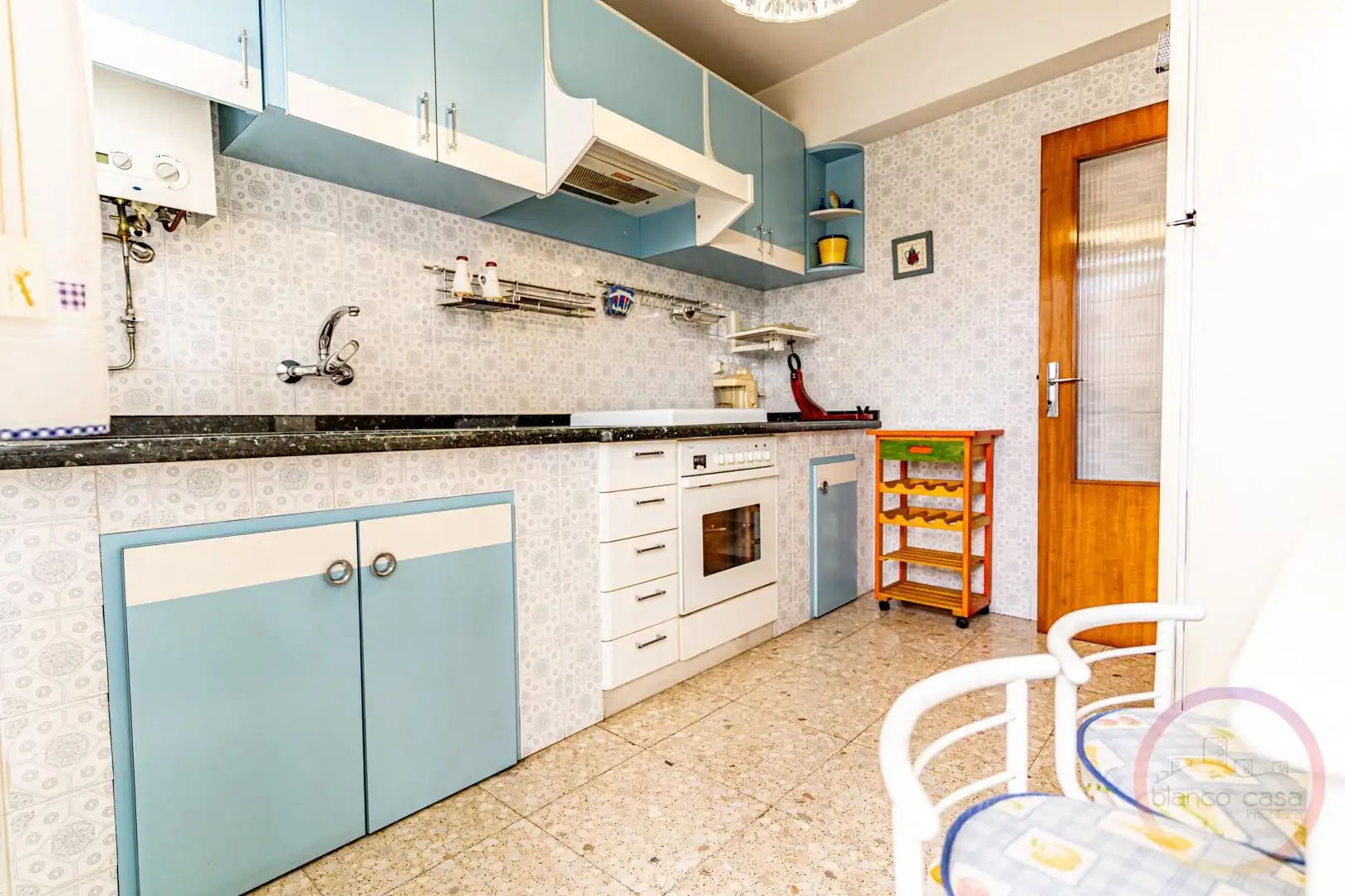 Kitchen of Flat for sale in Carballo  with Heating, Terrace and Storage room