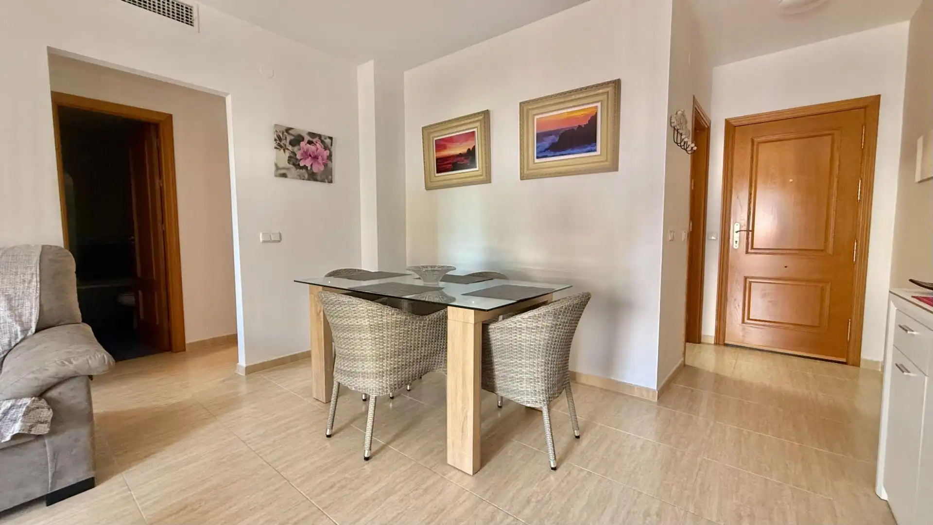 Esszimmer von Wohnung zum Verkauf in Mijas mit Klimaanlage, Terrasse und Möbliert
