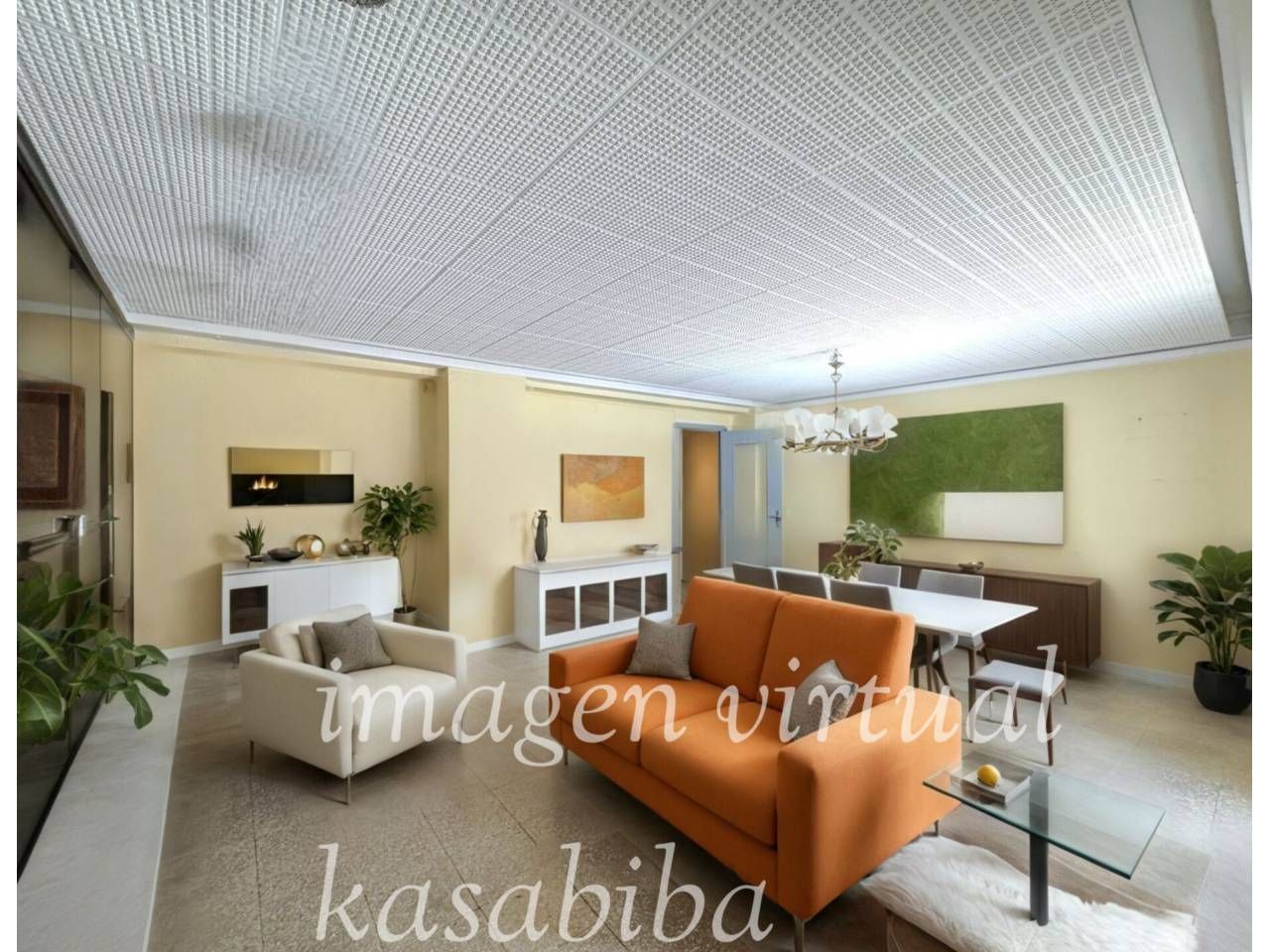 Living room of Flat for sale in  Valencia Capital  with Terrace and Balcony