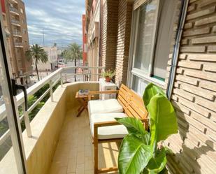 Balcony of Flat to rent in  Valencia Capital  with Air Conditioner and Balcony