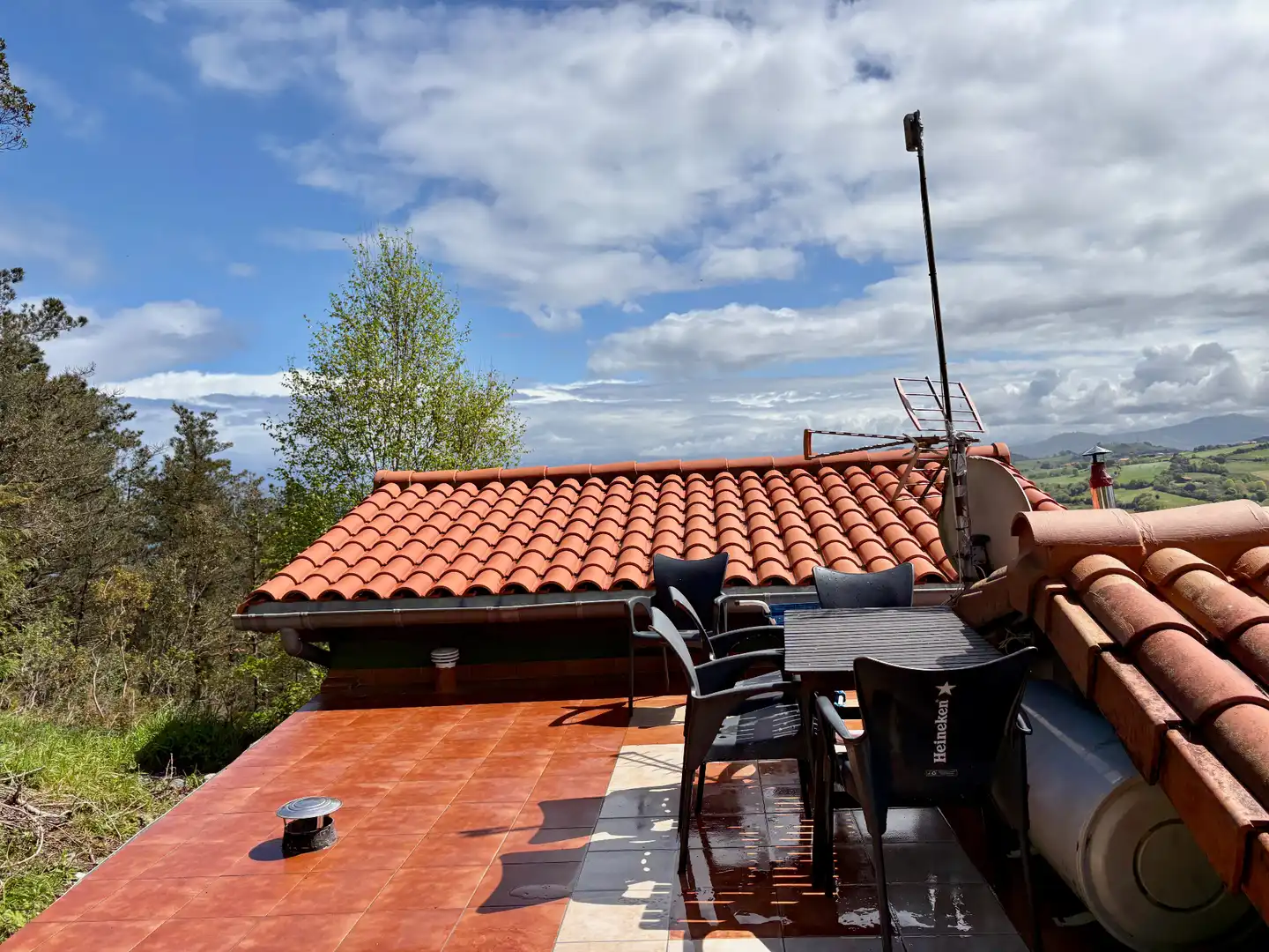 Terrassa de Casa o xalet en venda en Mutriku amb Jardí privat, Piscina i Moblat