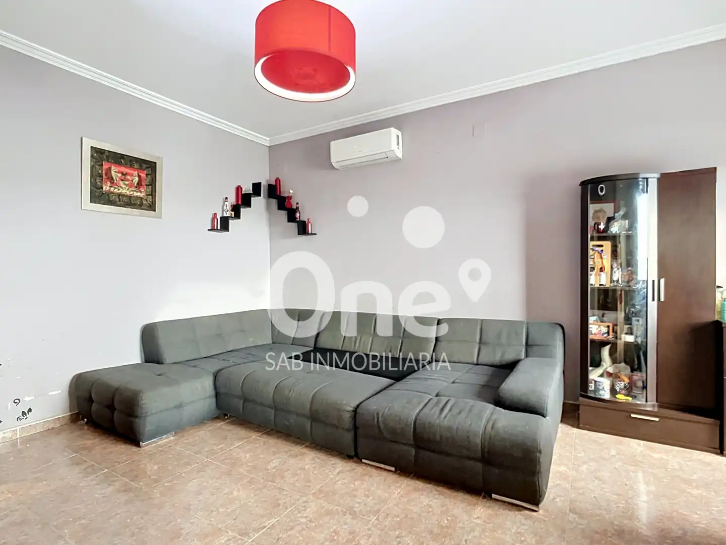 Sala d'estar de Casa adosada en venda en San Antonio de Benagéber amb Aire condicionat, Calefacció i Terrassa