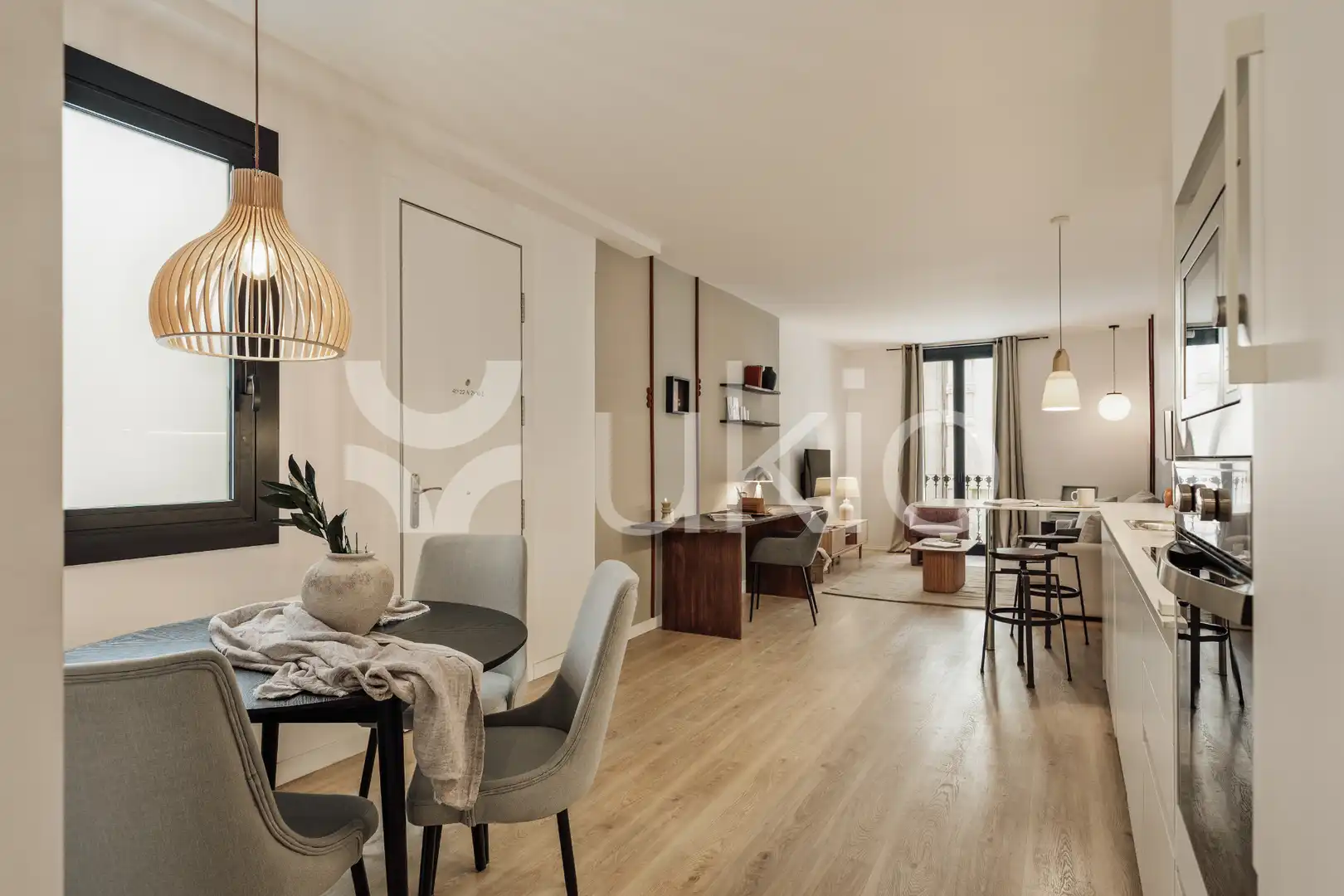 Living room of Apartments for rent in Barcelona  with Heating, Furnished and Oven