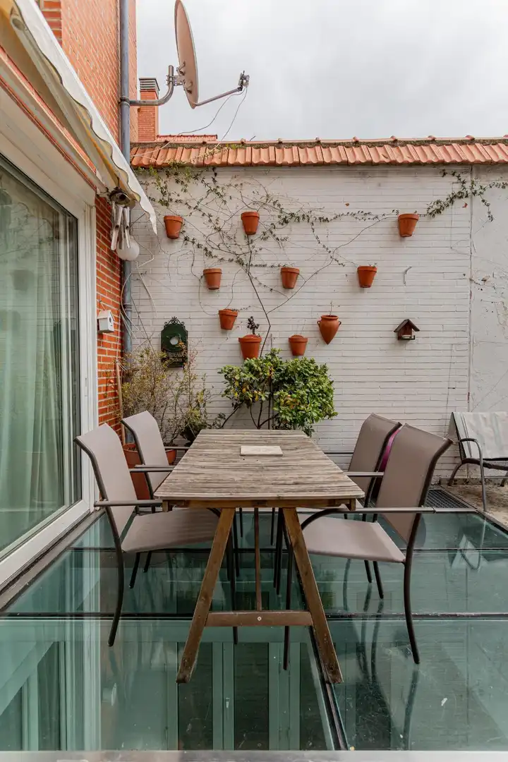 Terrassa de Casa adosada en venda en Tres Cantos amb Calefacció, Terrassa i Traster