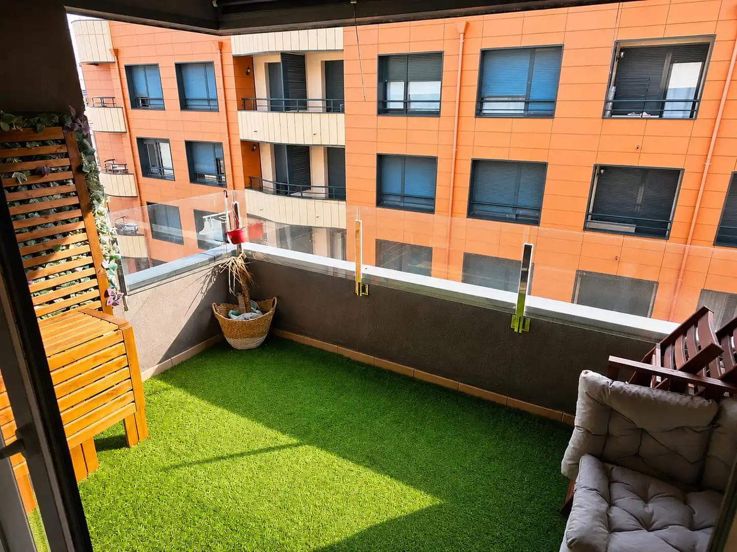 Terrace of Flat for sale in Castro-Urdiales  with Heating, Private garden and Parquet flooring