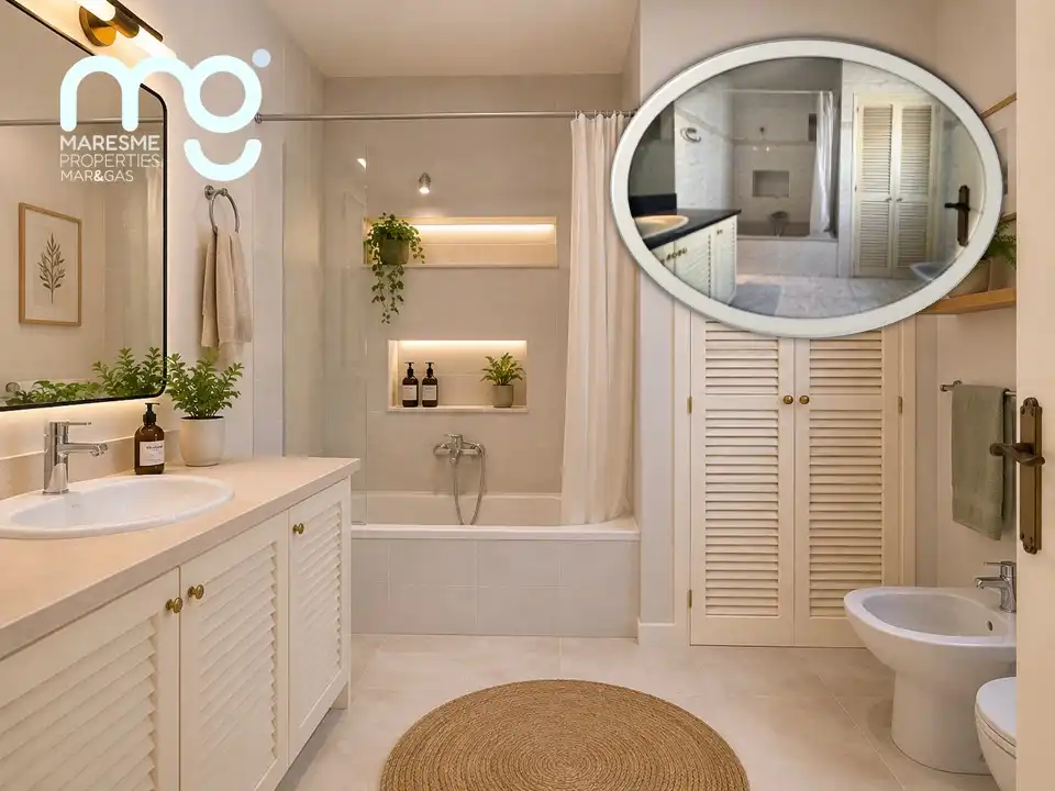 Baño de Finca rústica en venta en Vilassar de Mar con Jardín privado y Alarma